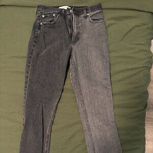 Black Abercrombie Straight Leg Jeans